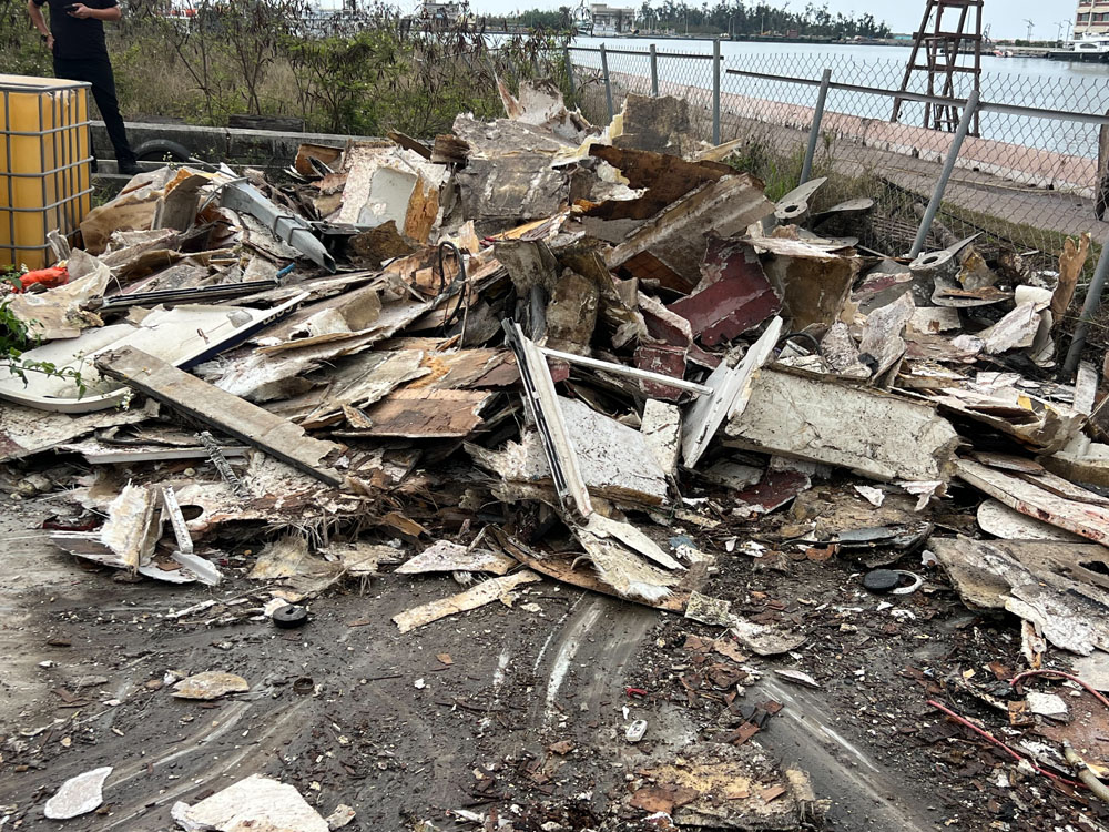 台南拆除含處理廢棄物